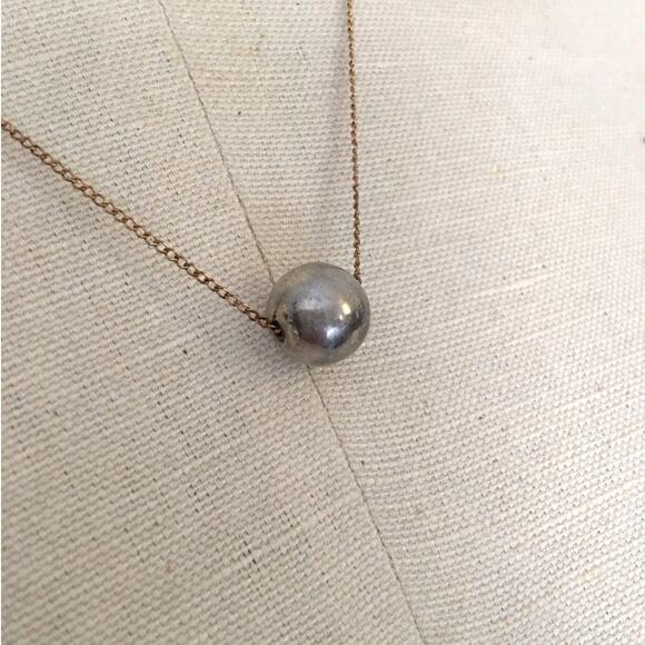 Artisan Handmade Dainty vintage brass chain with vintage ball bead - Picture 11 of 11